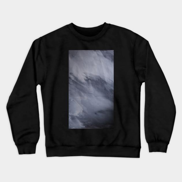 Grey Sky Abstract Painting Crewneck Sweatshirt by MihaiCotiga Art